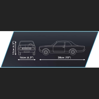 Opel Record C-Schwarze Witwe 2078kl. 1:12